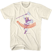 Thumbnail for MASTERS OF THE UNIVERSE-MYAAAAA-NATURAL ADULT S/S TSHIRT
