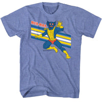 Thumbnail for MASTERS OF THE UNIVERSE-MER-MAN-LIGHT BLUE HEATHER ADULT S/S TSHIRT