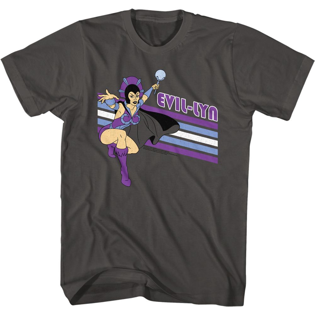 MASTERS OF THE UNIVERSE-EVIL-LYN-SMOKE ADULT S/S TSHIRT