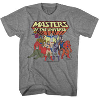 Thumbnail for MASTERS OF THE UNIVERSE-DESATCH CAST-GRAPHITE HEATHER ADULT S/S TSHIRT