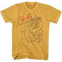 Thumbnail for MASTERS OF THE UNIVERSE-MOTU LINE ART-GINGER ADULT S/S TSHIRT