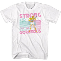 Thumbnail for MASTERS OF THE UNIVERSE-STRONG-WHITE ADULT S/S TSHIRT