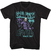 Thumbnail for MASTERS OF THE UNIVERSE-EVIL SINCE 1987-BLACK ADULT S/S TSHIRT