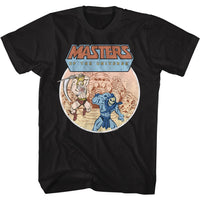 Thumbnail for MASTERS OF THE UNIVERSE-HE MAN AND SKELETOR BATTLE-BLACK ADULT S/S TSHIRT