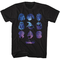 Thumbnail for MASTERS OF THE UNIVERSE-GALAXY HEROES-BLACK ADULT S/S TSHIRT