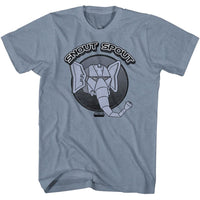 Thumbnail for MASTERS OF THE UNIVERSE-SNOUT SPOUT-INDIGO HEATHER ADULT S/S TSHIRT