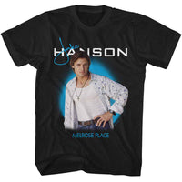 Thumbnail for MELROSE PLACE-MELROSE PLACE JAKE HANSON-BLACK ADULT S/S TSHIRT