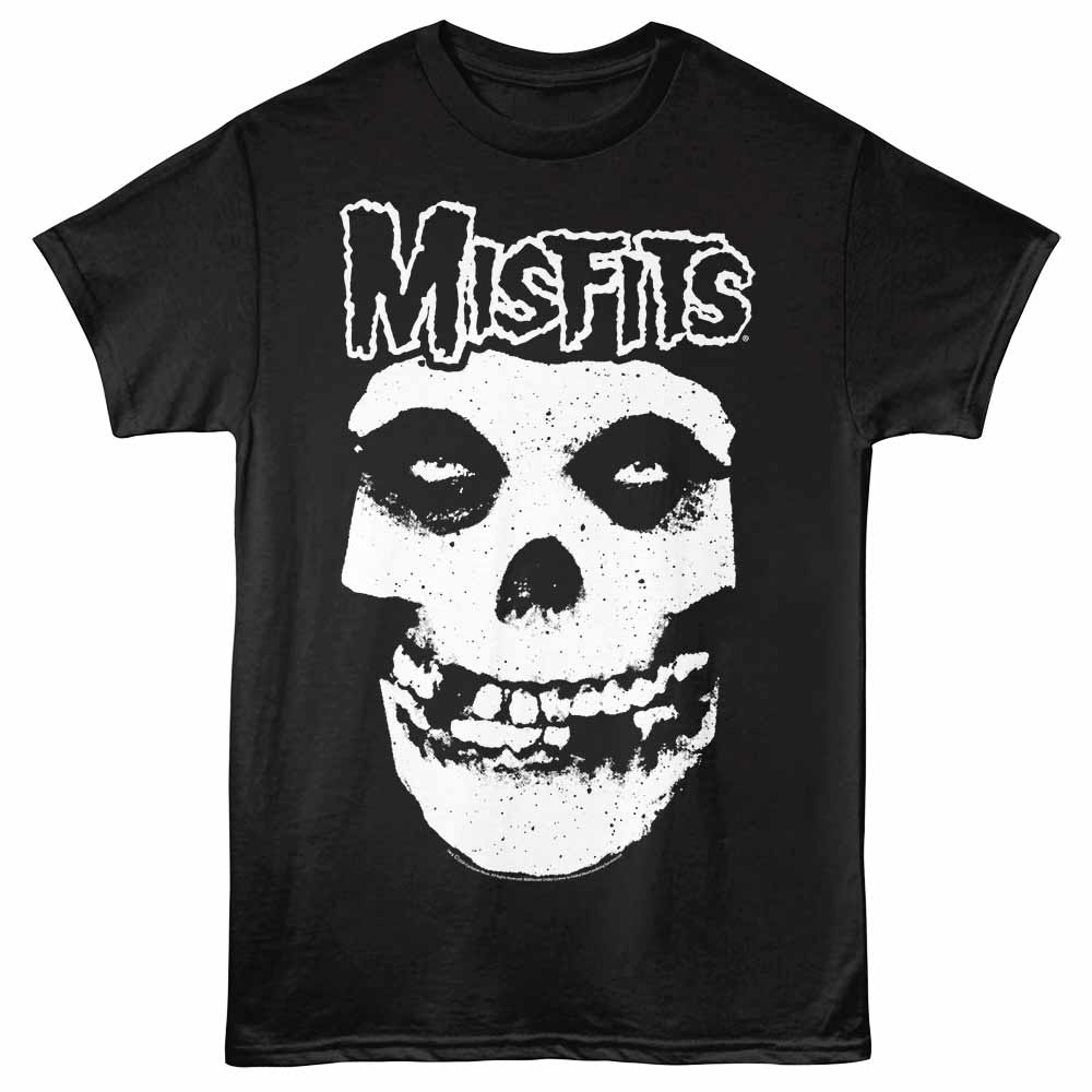 Misfits - Misfits Logo Outline Skull T-Shirt
