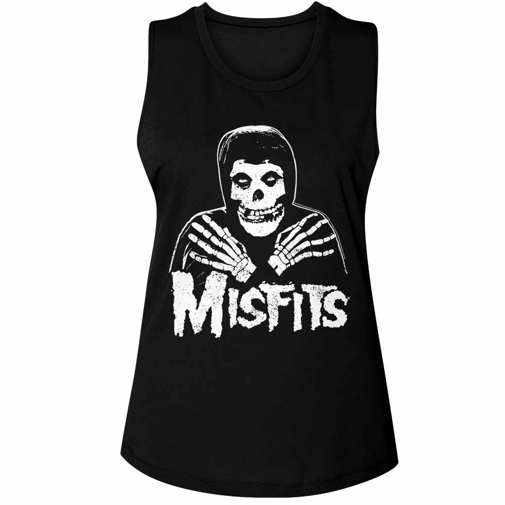 Misfits - Misfits Skull Crossed Arms Ladies Muscle Tank