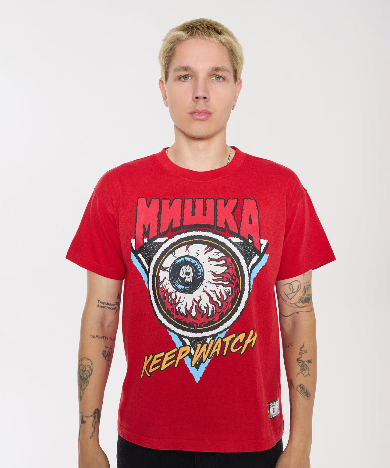 Mishka Keep Watch Emblem T-Shirt