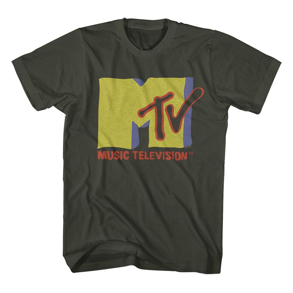 MTV-MTV MUTED TONES-SMOKE ADULT S/S TSHIRT