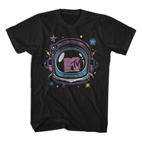 Thumbnail for MTV-MTV SPACE HELMET-BLACK ADULT S/S TSHIRT