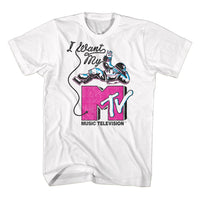 Thumbnail for MTV-MTV I WANT MY ASTRONAUT-WHITE ADULT S/S TSHIRT