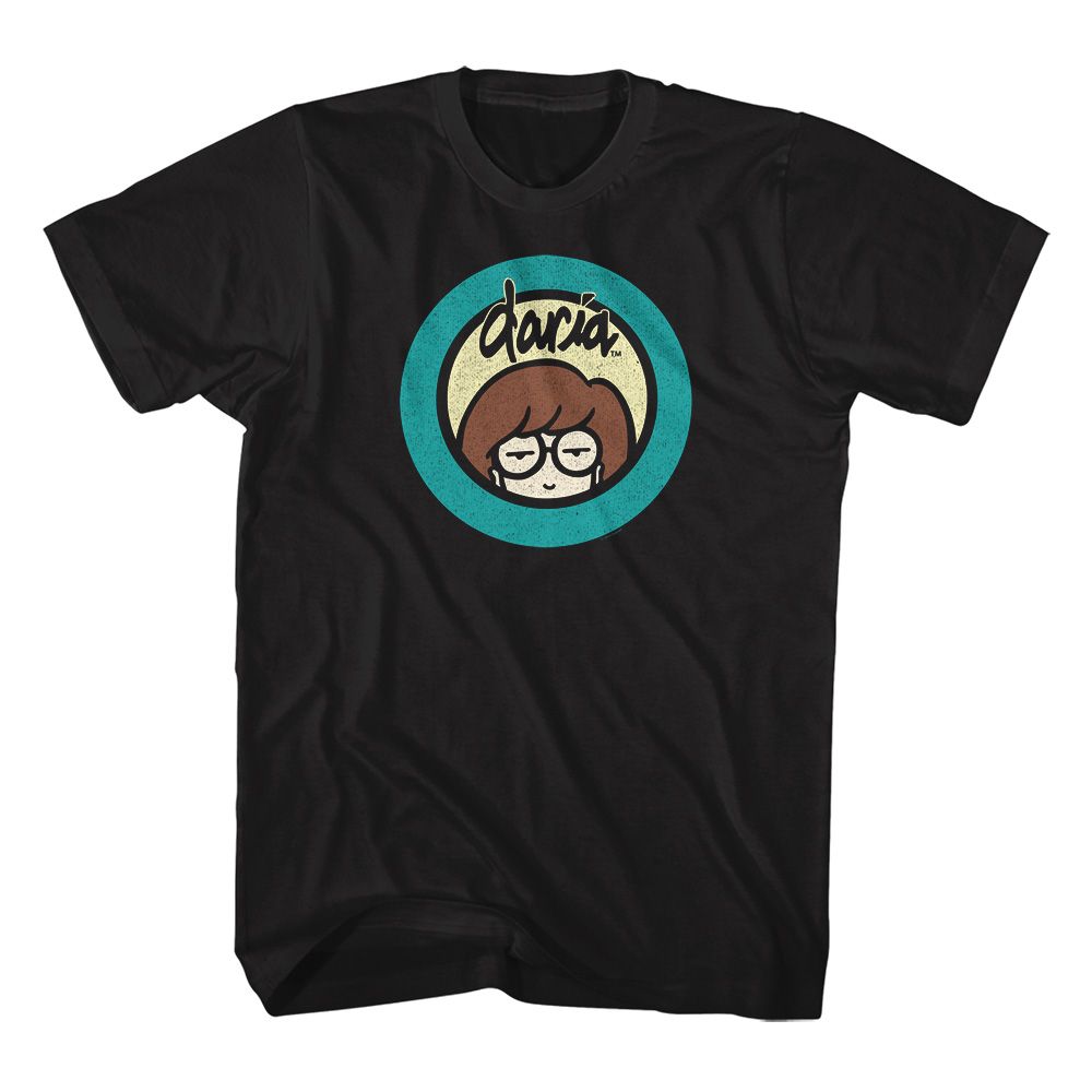 MTV-MTV DARIA LOGO-BLACK ADULT S/S TSHIRT