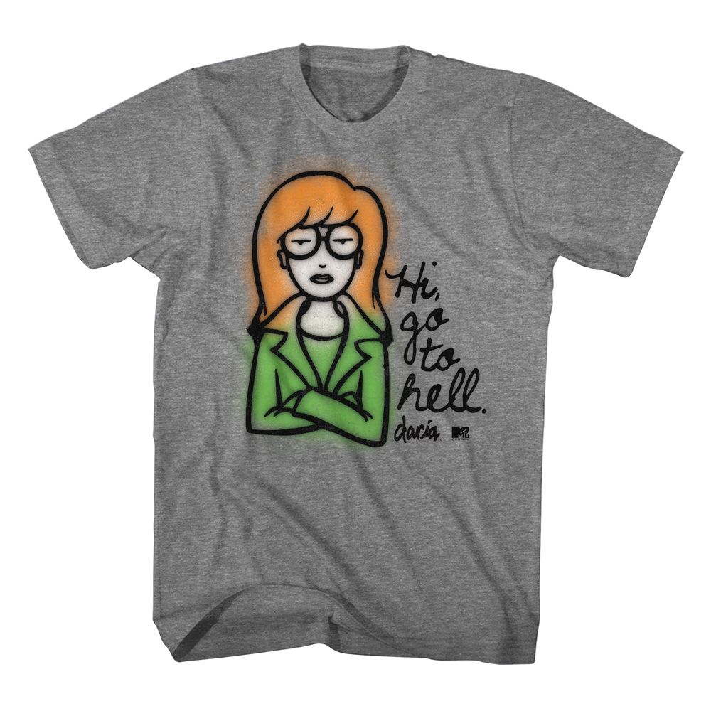 MTV-MTV HI GO TO-GRAPHITE HEATHER ADULT S/S TSHIRT
