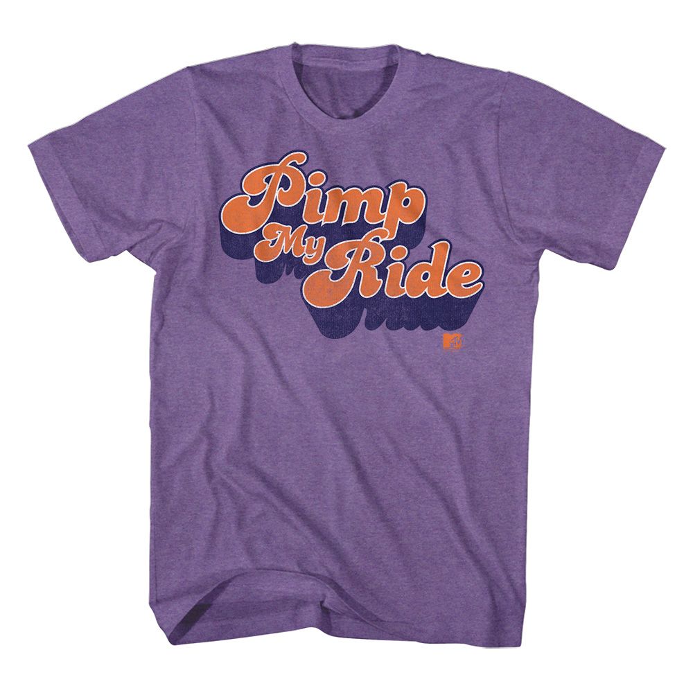 MTV-MTV PIMP MY RIDE-PURPLE HEATHER ADULT S/S TSHIRT