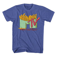 Thumbnail for MTV-MTV FRENCH FRIES-ROYAL HEATHER ADULT S/S TSHIRT