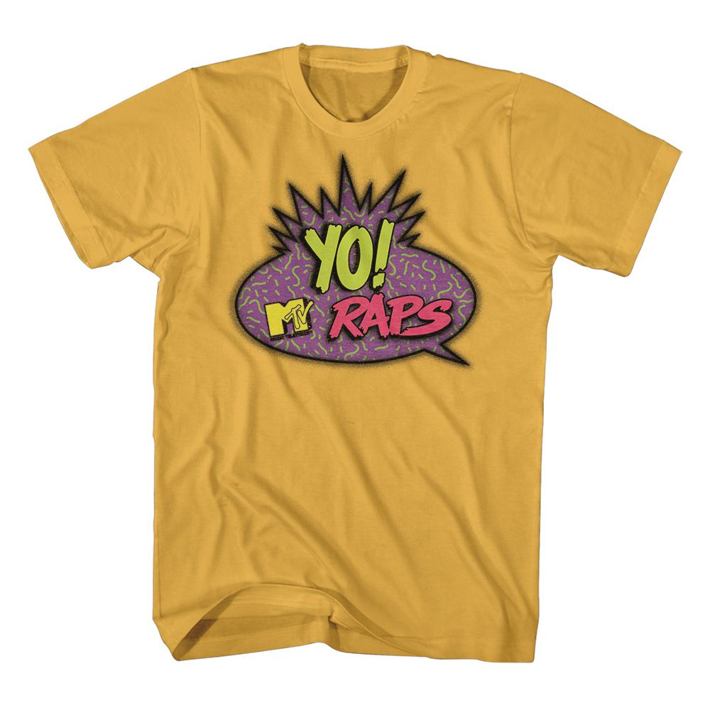 MTV-MTV BRIGHT YO MTV RAPS-GINGER ADULT S/S TSHIRT