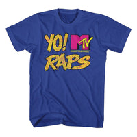 Thumbnail for MTV-MTV YO RAPS TEXTURE-ROYAL ADULT S/S TSHIRT