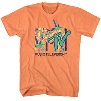 Thumbnail for MTV-MTV HUMMINGBIRDS-CANTALOUPE HEATHER ADULT S/S TSHIRT
