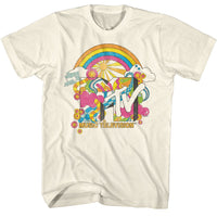 Thumbnail for MTV-MTV RETRO-NATURAL ADULT S/S TSHIRT