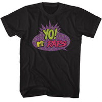 Thumbnail for MTV-MTV YO RAPS-BLACK ADULT S/S TSHIRT