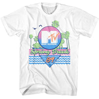 Thumbnail for MTV-MTV SPRING BREAK 89-WHITE ADULT S/S TSHIRT