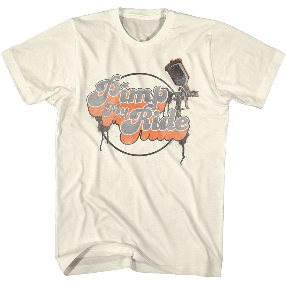 MTV-MTV PIMP MY RIDE AIR GUN-NATURAL ADULT S/S TSHIRT