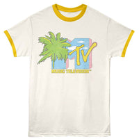 Thumbnail for MTV- Palm Tree Ringer Tee