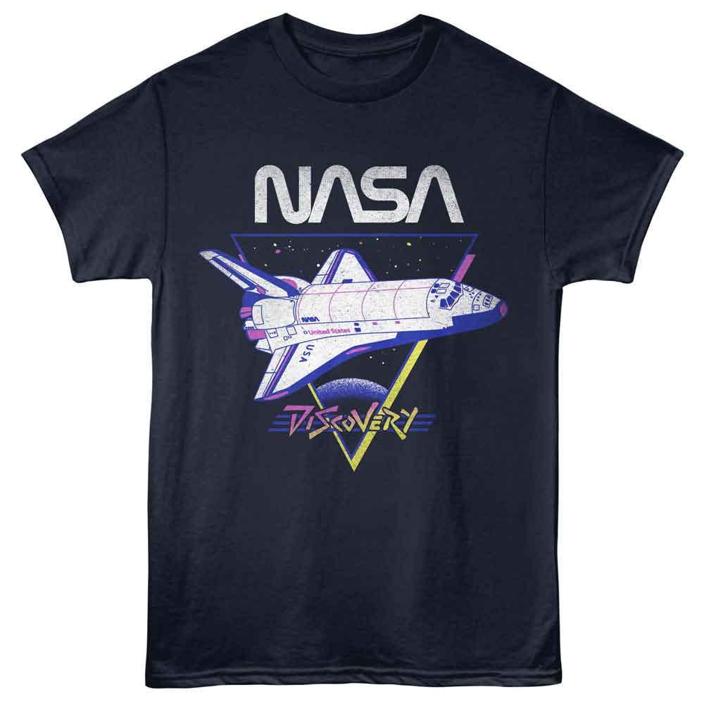 NASA-NASA DISCOVERY-NAVY ADULT S/S TSHIRT