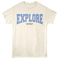 Thumbnail for NASA-NASA EXPLORE-NATURAL ADULT S/S TSHIRT