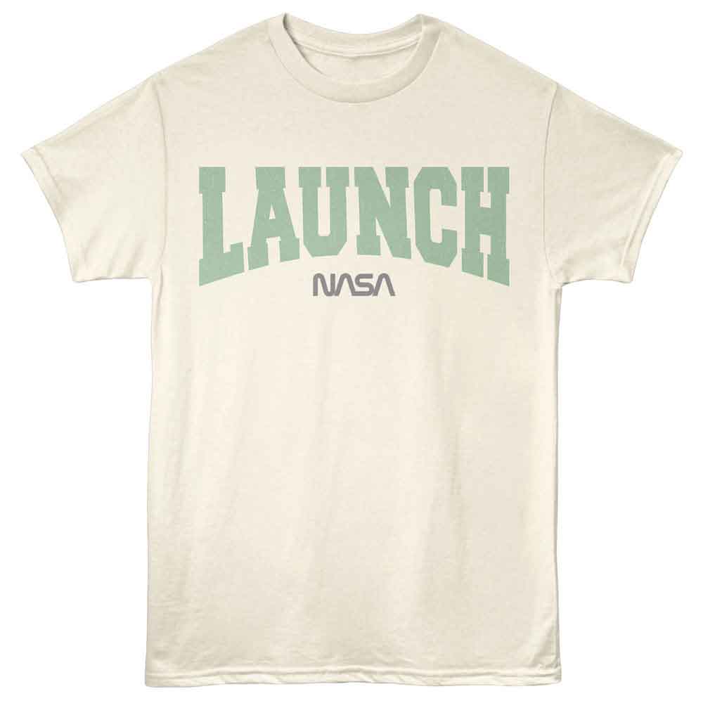 NASA-NASA LAUNCH-NATURAL ADULT S/S TSHIRT