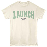 Thumbnail for NASA-NASA LAUNCH-NATURAL ADULT S/S TSHIRT