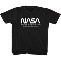 Thumbnail for NASA-NASA SIMPLE WORM-BLACK YOUTH S/S TSHIRT