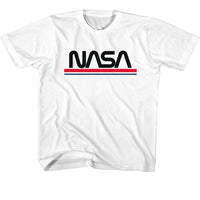 Thumbnail for NASA-NASA RWB WORM-WHITE YOUTH S/S TSHIRT