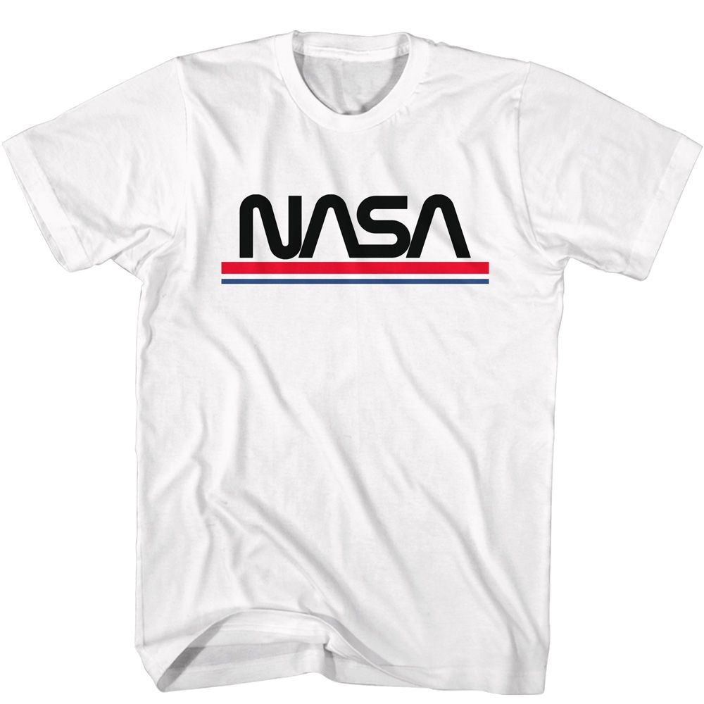 NASA-NASA RWB WORM-WHITE ADULT S/S TSHIRT
