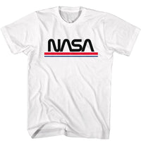 Thumbnail for NASA-NASA RWB WORM-WHITE ADULT S/S TSHIRT