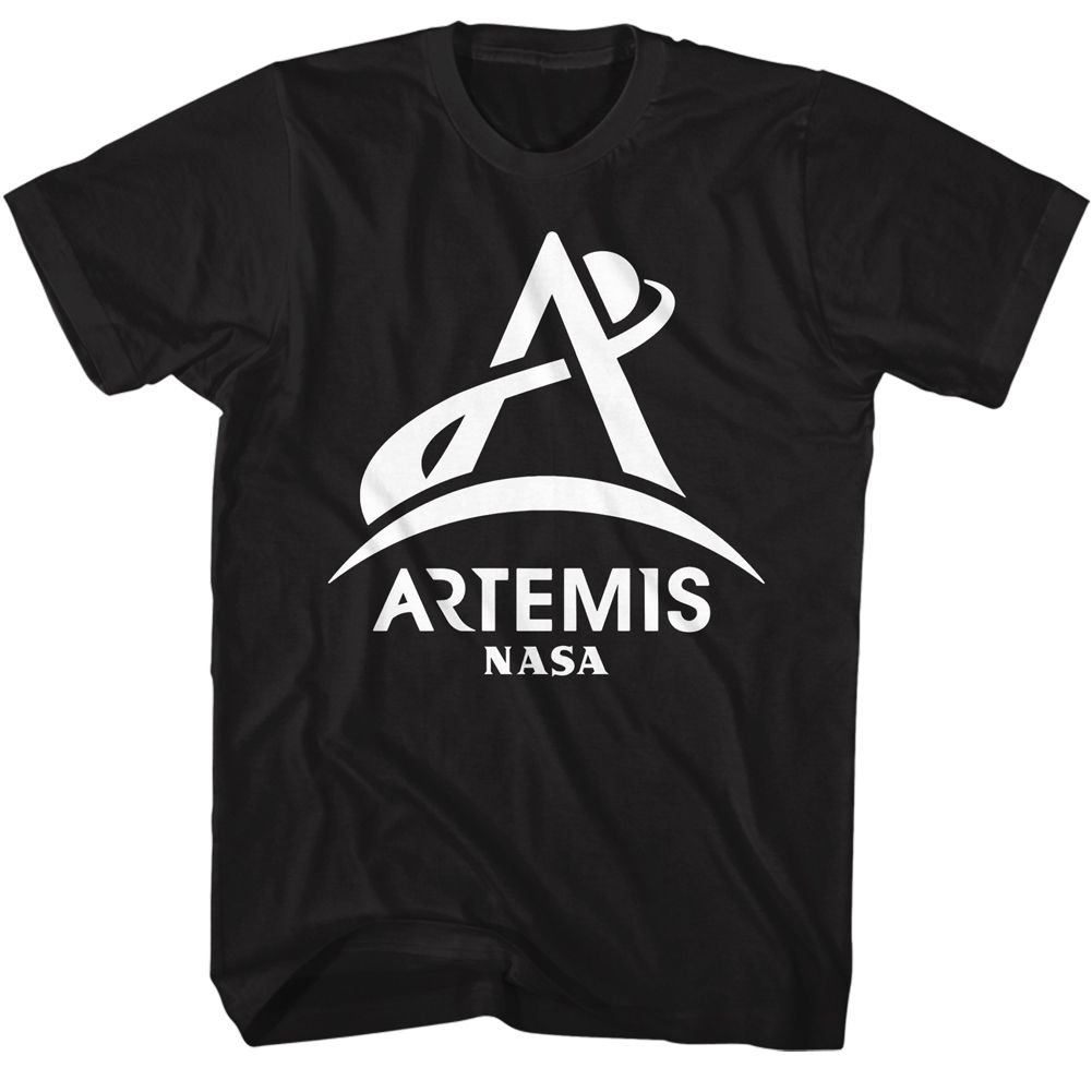 NASA-NASA ARTEMIS ONE COLOR LIGHT-BLACK ADULT S/S TSHIRT