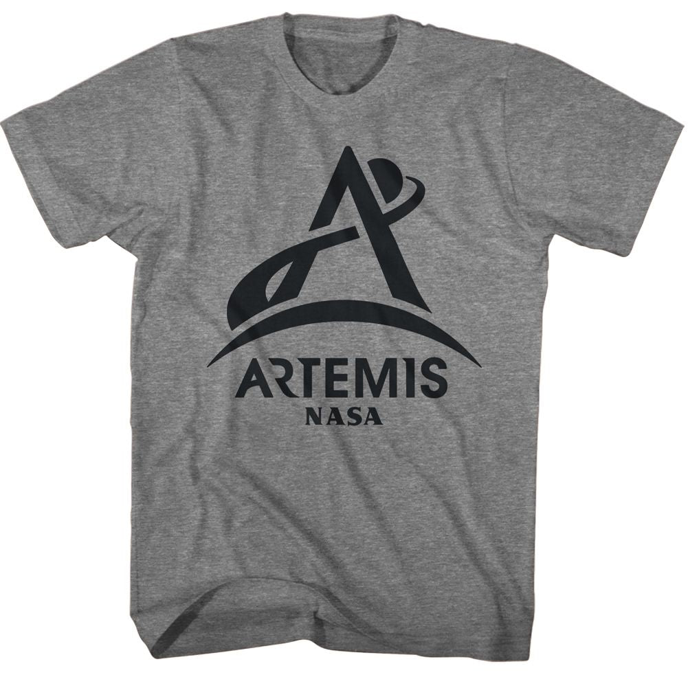 NASA-NASA ARTEMIS ONE COLOR DARK-GRAPHITE HEATHER ADULT S/S TSHIRT