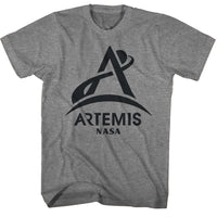Thumbnail for NASA-NASA ARTEMIS ONE COLOR DARK-GRAPHITE HEATHER ADULT S/S TSHIRT