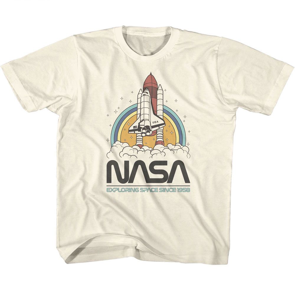 NASA-NASA EXPLORING SPACE CIRCLES-NATURAL YOUTH S/S TSHIRT
