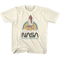 Thumbnail for NASA-NASA EXPLORING SPACE CIRCLES-NATURAL YOUTH S/S TSHIRT