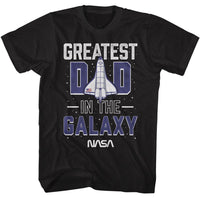 Thumbnail for NASA-NASA GREATEST DAD-BLACK ADULT S/S TSHIRT