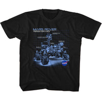 Thumbnail for NASA-NASA MARS ROVER-BLACK YOUTH S/S TSHIRT