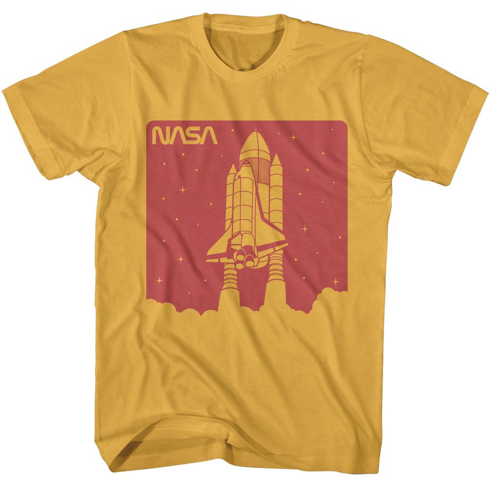 NASA-NASA 1C BLAST OFF-GINGER ADULT S/S TSHIRT