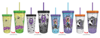 Thumbnail for Nightmare Before Christmas Character Grid  24oz 4 pack Color Change Plastic Tumbler – 12 pc ppk ($8.00 each)