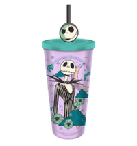 Thumbnail for Nightmare Before Christmas Jack Mystic  24oz Plastic Cold Cup w/ Lid and Topper Straw – 12 pc ppk ($6.50 each)