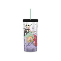 Thumbnail for Nightmare Before Christmas Mystic Opulence Jack Sally Cloud Stars  20oz Plastic Tall Cold Cup w/ Lid and Straw – 12 pc ppk ($5.25 each)