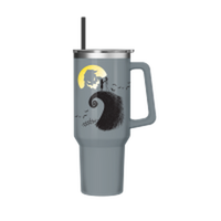 Thumbnail for Nightmare Before Christmas Oogie Moon Bats  40oz Stainless Steel Tumbler w Handle – 12 pc ppk ($13.75 each)