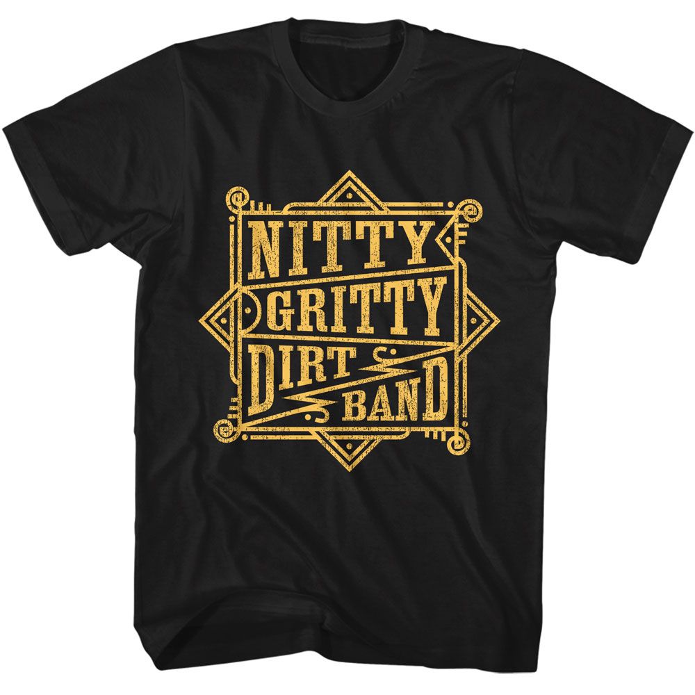 NITTY GRITTY DIRT BAND-NGDB BORDERS-BLACK ADULT S/S TSHIRT